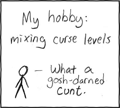 Curse Levels comic strip